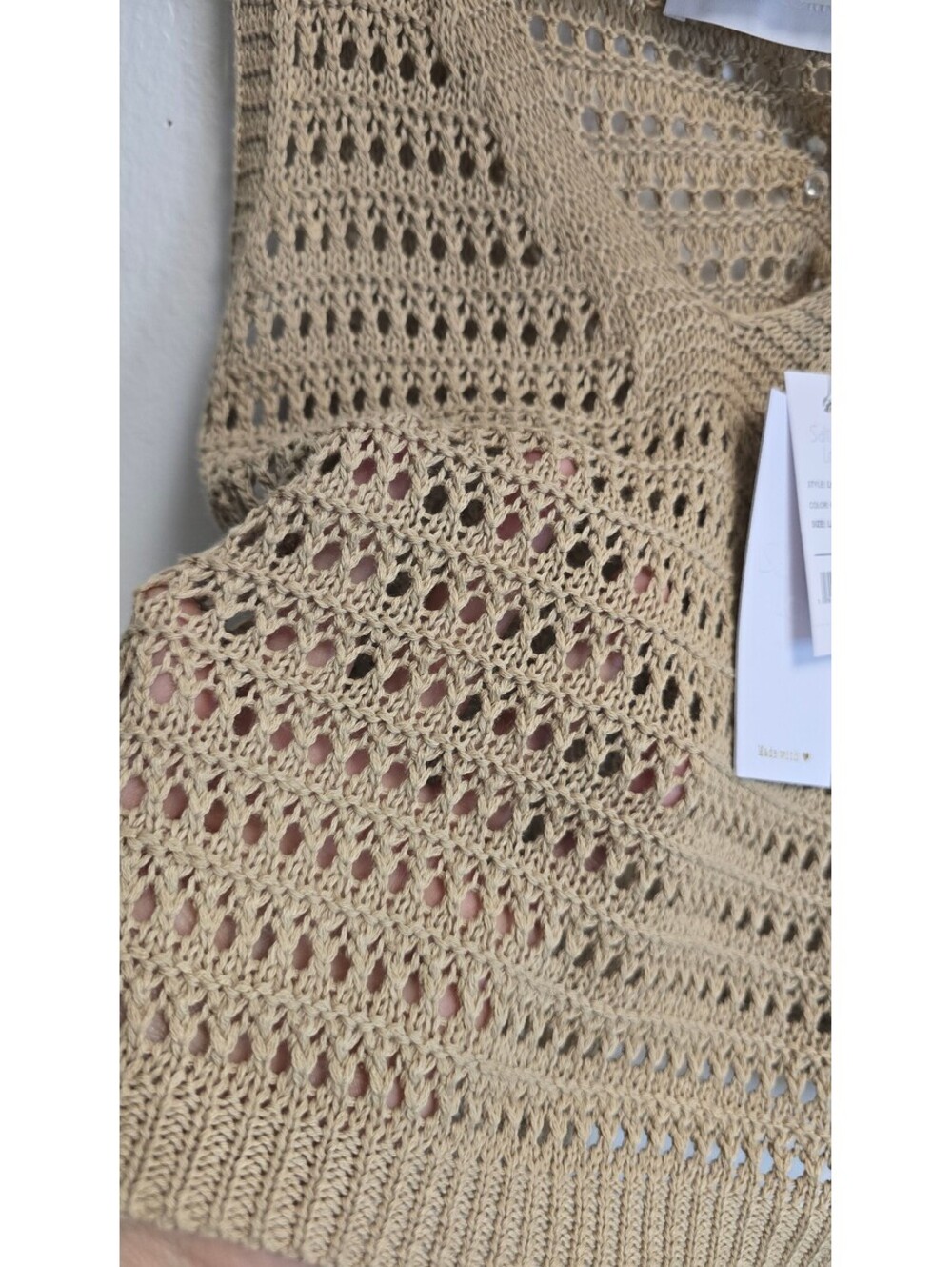 Salty Lemon Crochet Top Skirt Set L/XL NWT $119 MSRP - Picture 5 of 8